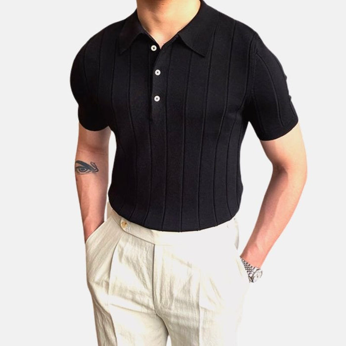 AntoniosClothing Polo Italy T-Shirt - AntoniosClothing - Black