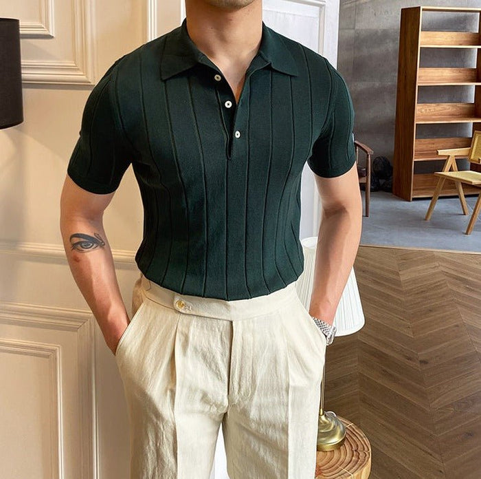 AntoniosClothing Polo Italy T-Shirt - AntoniosClothing - Black
