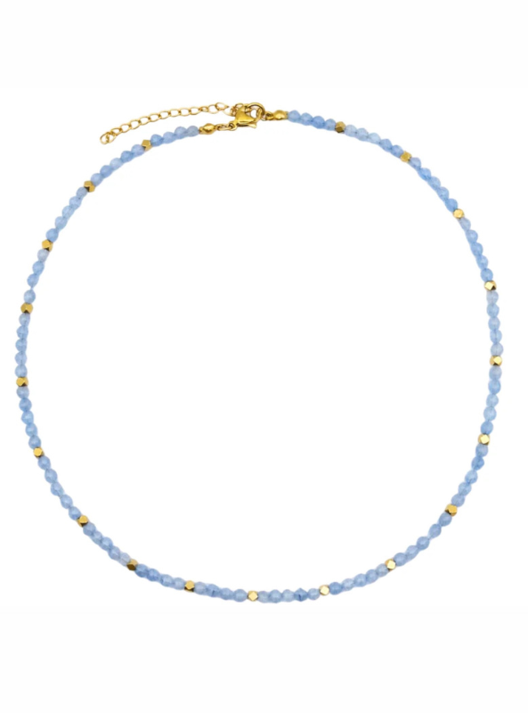 Aquamarine Dainty Necklace