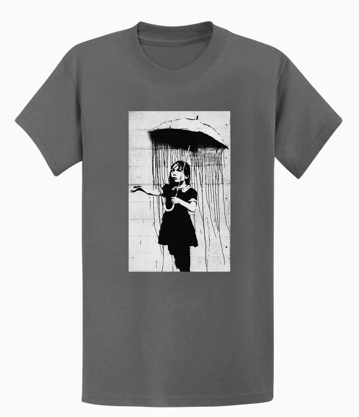 Banksy T-shirt - Umbrella Girl Banksy-Apparel