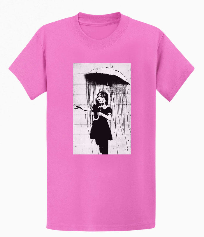 Banksy T-shirt - Umbrella Girl Banksy-Apparel