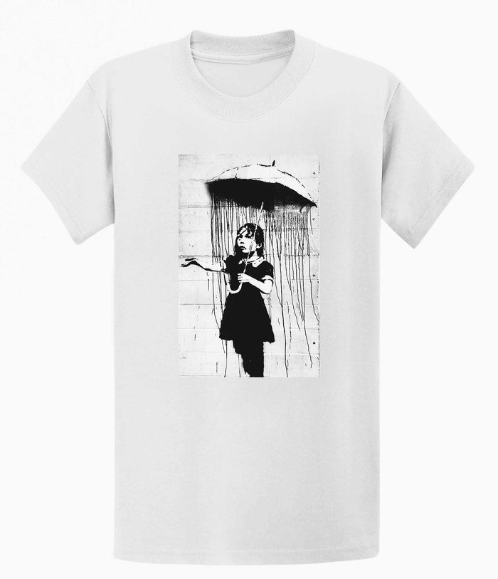 Banksy T-shirt - Umbrella Girl Banksy-Apparel