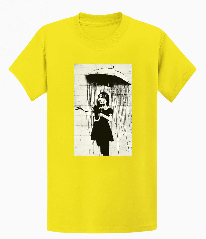 Banksy T-shirt - Umbrella Girl Banksy-Apparel