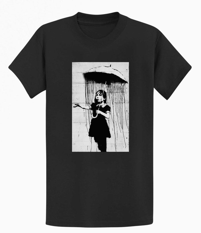 Banksy T-shirt - Umbrella Girl Banksy-Apparel
