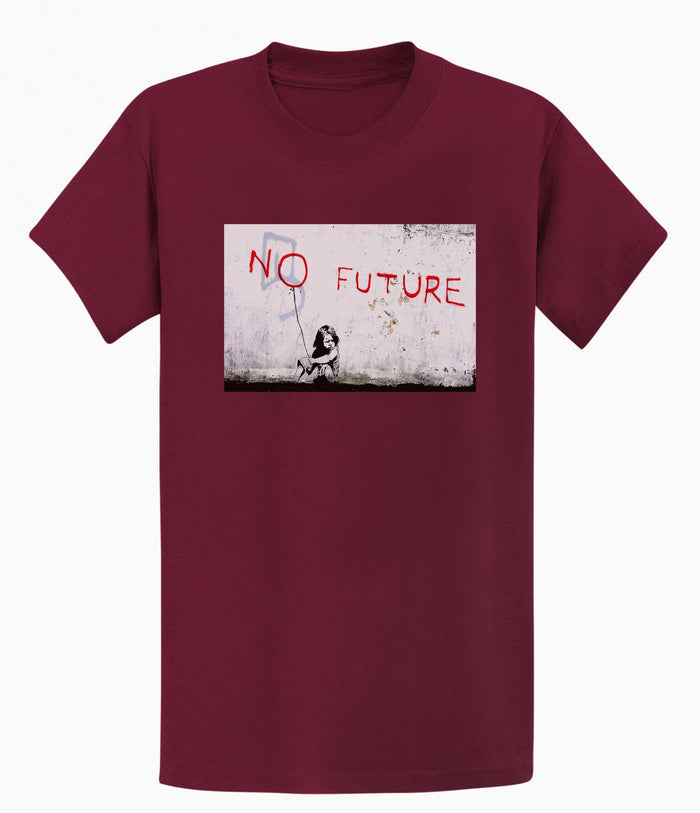 Banksy Unisex T-shirt - No Future Banksy-Apparel