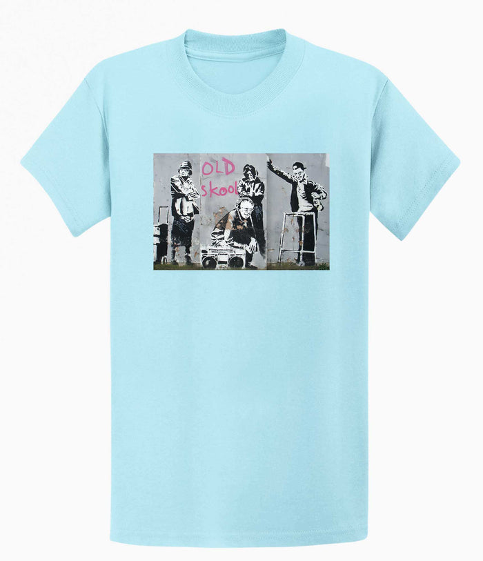 Banksy Unisex T-Shirt - Old Skool Banksy-Apparel