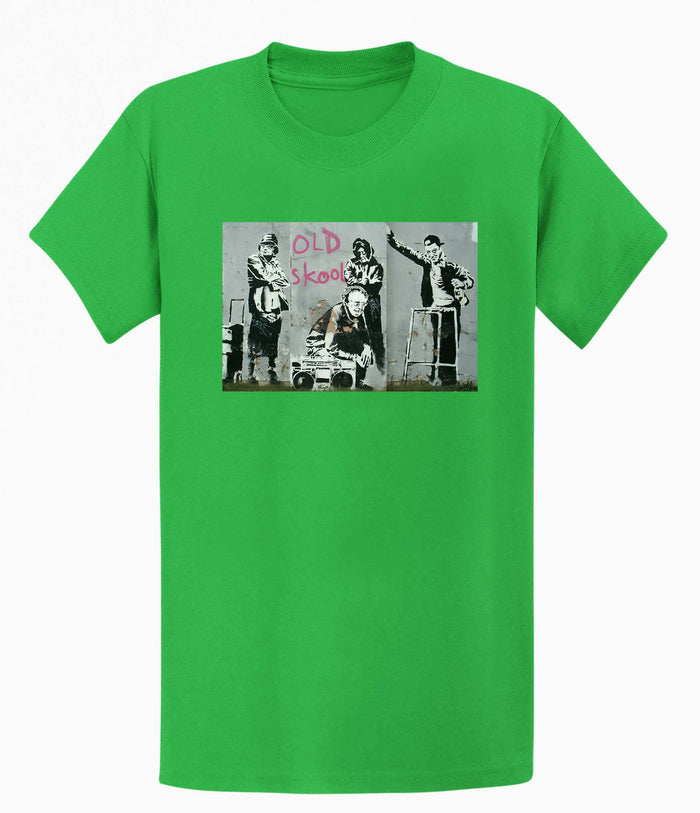 Banksy Unisex T-Shirt - Old Skool Banksy-Apparel
