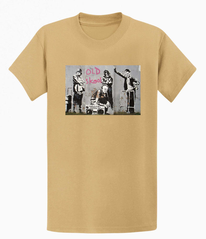 Banksy Unisex T-Shirt - Old Skool Banksy-Apparel