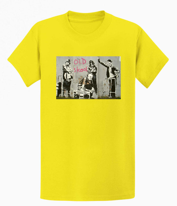 Banksy Unisex T-Shirt - Old Skool Banksy-Apparel