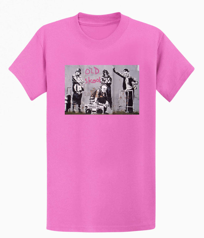 Banksy Unisex T-Shirt - Old Skool Banksy-Apparel