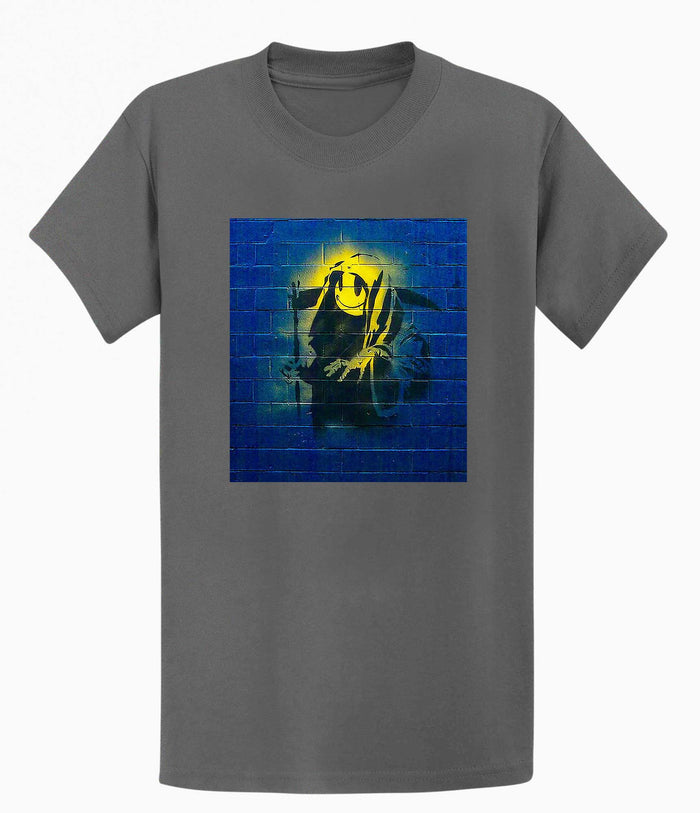 Banksy Unisex T-shirt  - Smiley Reaper Banksy-Apparel