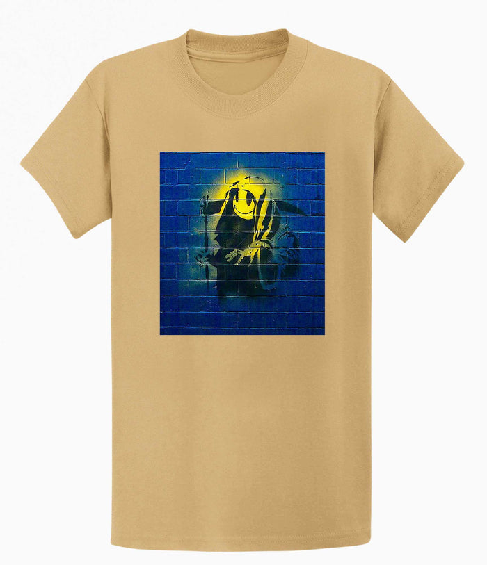 Banksy Unisex T-shirt  - Smiley Reaper Banksy-Apparel