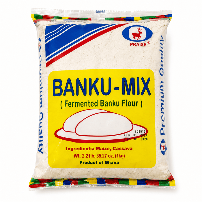 Banku Mix | Authentic Fermented Cassava & Maize Flour - Yado African & Caribbean Market