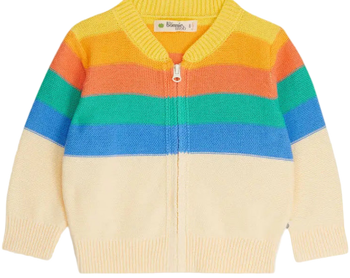 Barnacle - Rainbow Stripe Cardigan