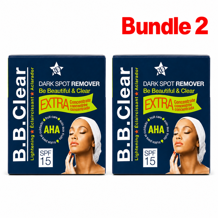 B.B Clear Dark Spot Remover 30ml, exfoliating skincare treatment designed to help improve the appearance of dark spots and uneven skin tone while promoting a smoother, brighter, and radiant-looking complexion.