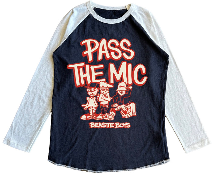 Beastie Boys Pass the Mic Recycled Raglan Tee