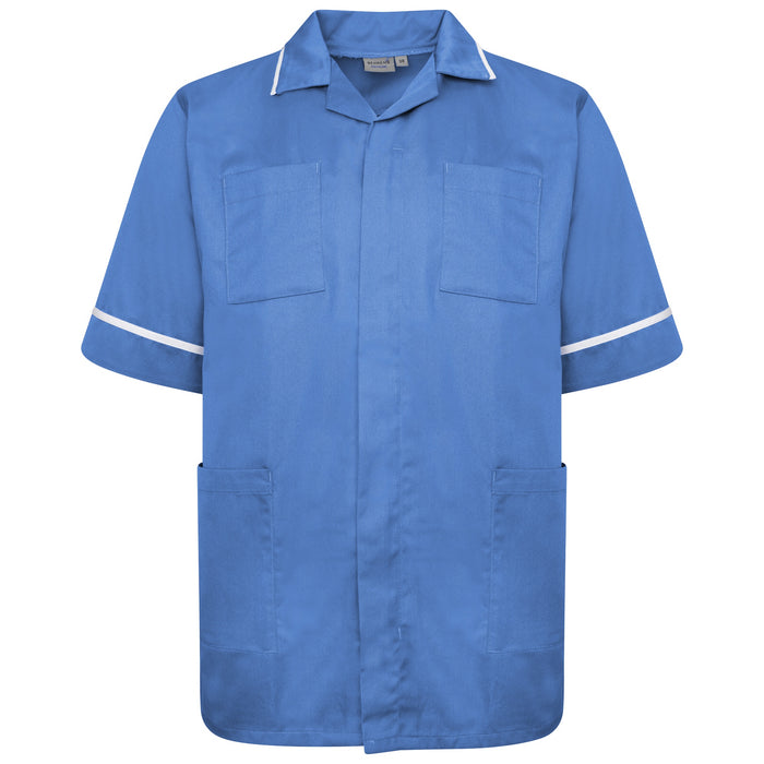 Behrens Male Tunic with revere collar concealed zip two breast and two hip pockets left pocket waterproof lining key loop