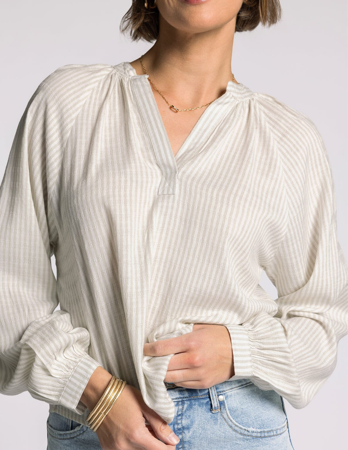 Bethany Top- Sage Ivory