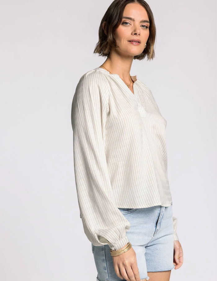Bethany Top- Sage Ivory