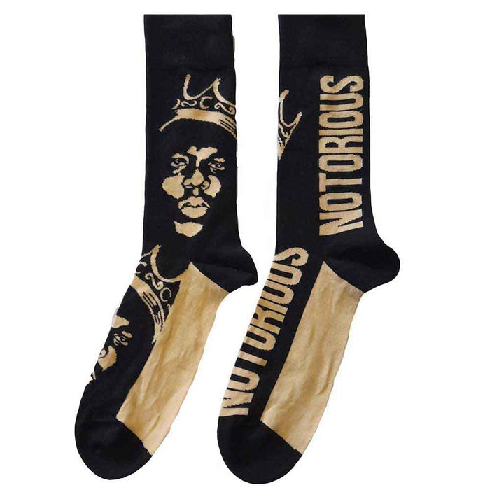 Biggie Smalls Unisex Ankle Socks - Gold Crown Rock Off