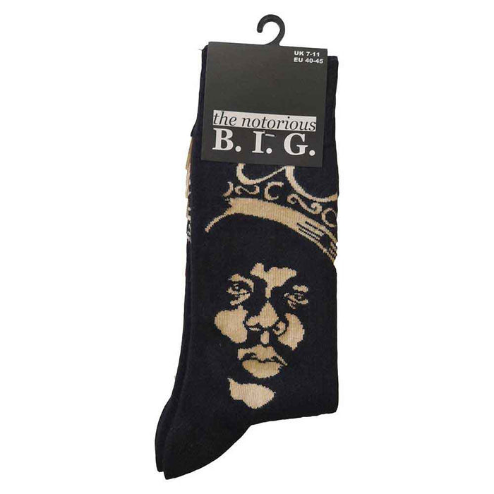 Biggie Smalls Unisex Ankle Socks - Gold Crown Rock Off