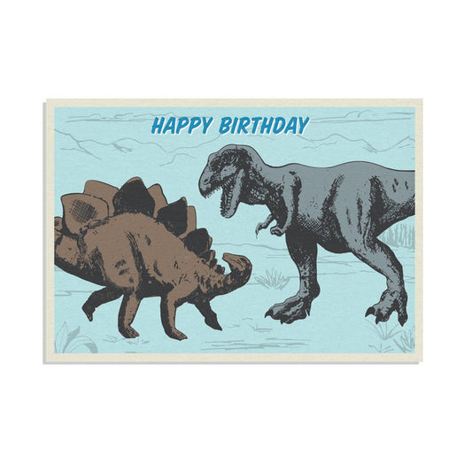 Birthday card - Prehistoric Land
