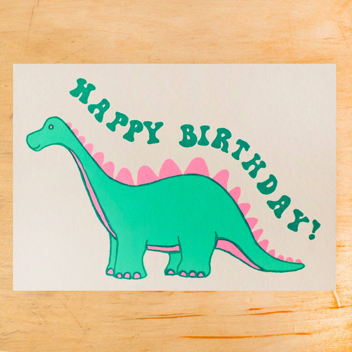BIRTHDAY DINO GREETING CARD