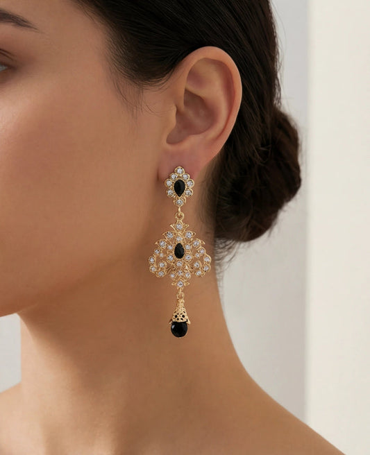 Black Jiwon Earrings
