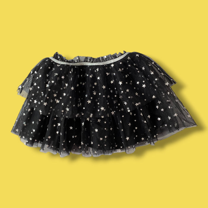 black Joe Fresh star tulle skirt, 2Y