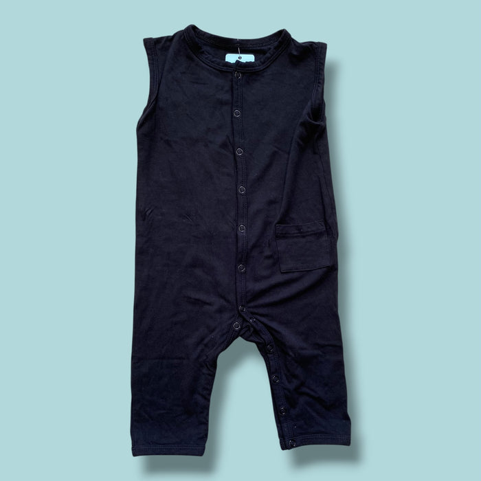 Black Kyte Romper, 12-18m