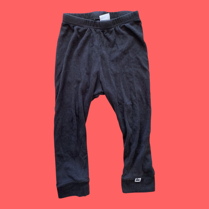 black Little & Lively pants, 12-18m