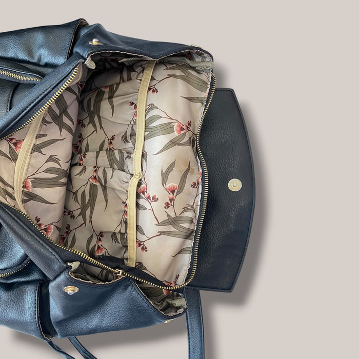 black milk + poppy soft diaper bag