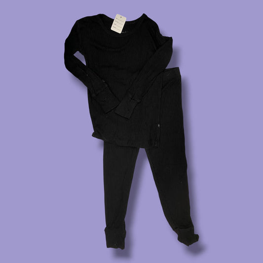 Black Sleepy Sloth 2 piece set, 4T