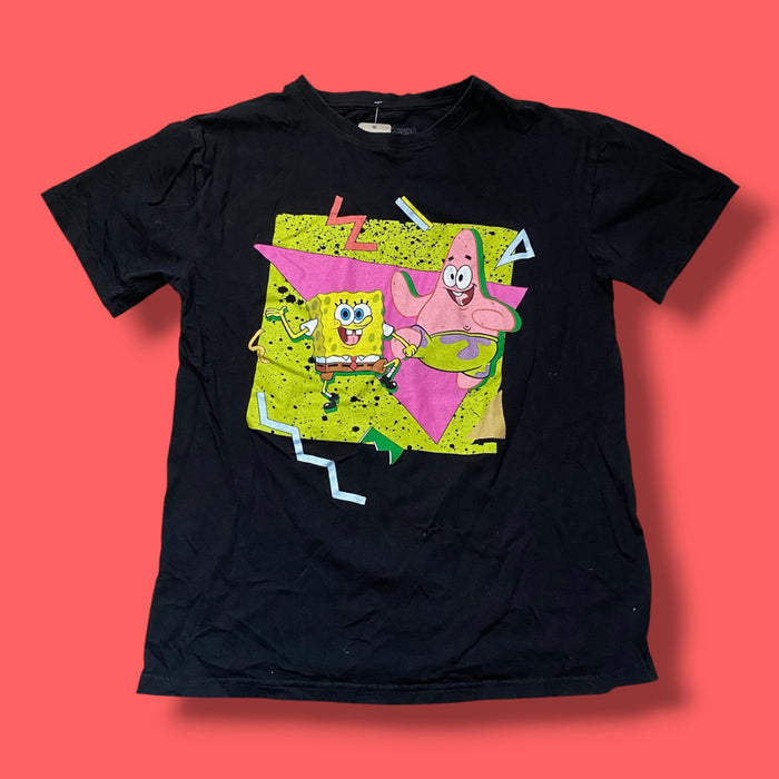 black spongebob tee, 10-12Y