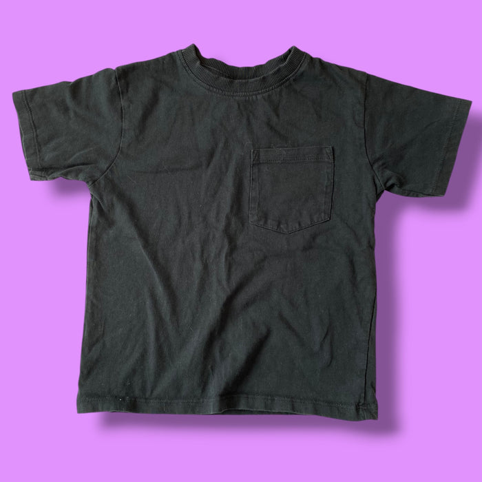 Black Zara pocket tee, 4Y