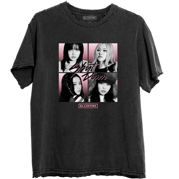 Blackpink Unisex T-shirt - Photo Grid Rock Off