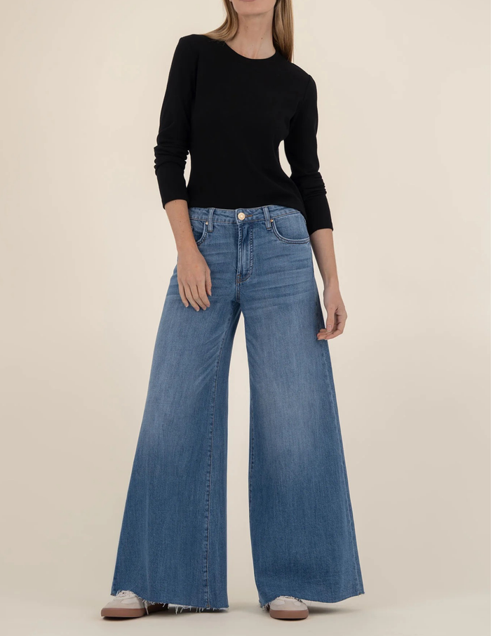Blake High Rise Super Wide Leg- Charming