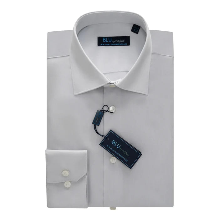 Blu Non-Iron Dress Shirt 360