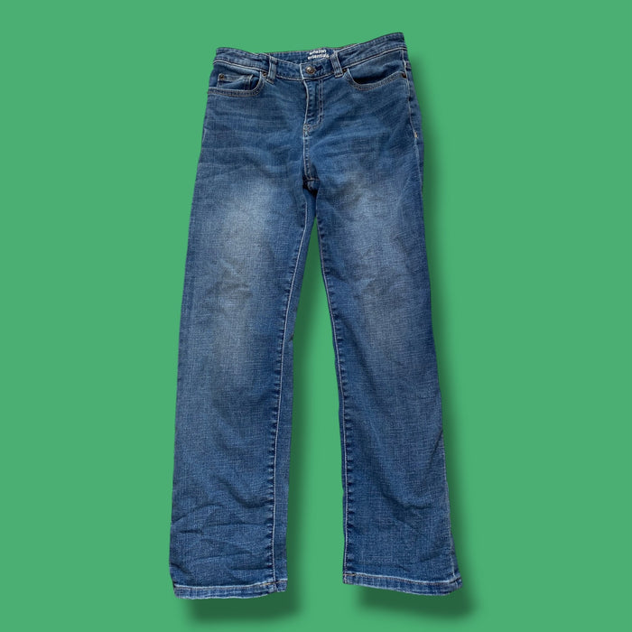 blue amazon straight leg denim, 12Y