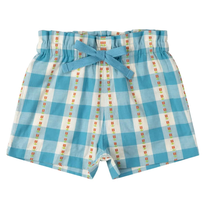 Blue Flowers By The Sea Shorts
