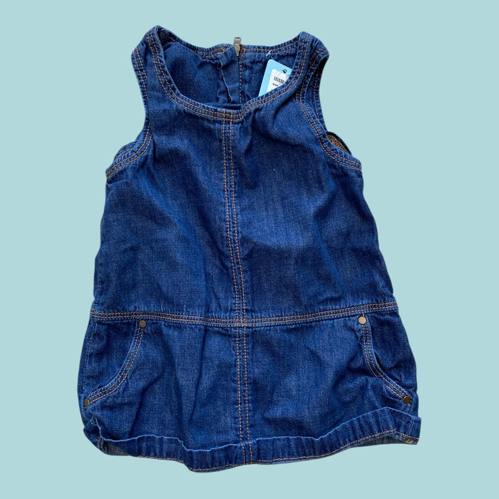 Blue Gap Dress, 12-18m