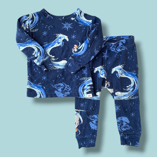 blue gap frozen pjs, 12-18m