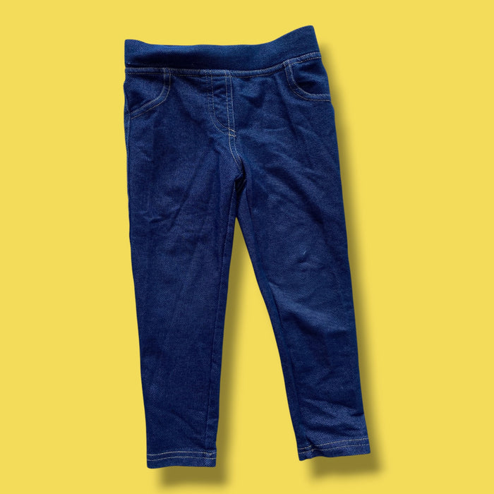Blue George jeggings, 4Y
