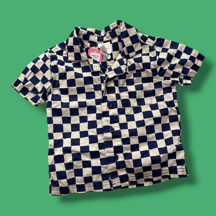 Blue Hanna Andersson Button Up , 3Y