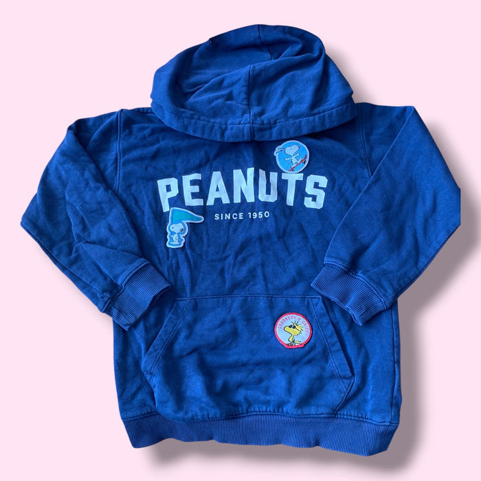 Blue H&M peanuts hoodie, 6-8y