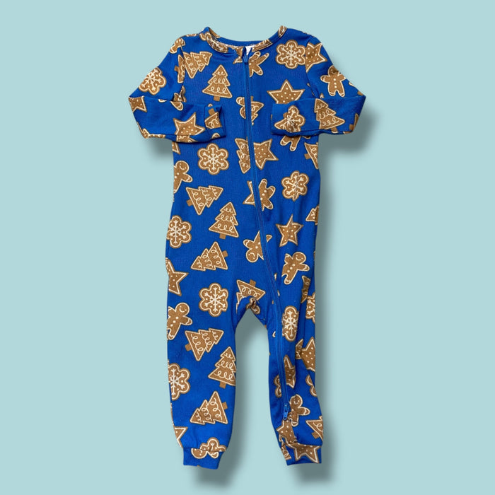 blue Joe Fresh gingerbread sleeper, 12-18m
