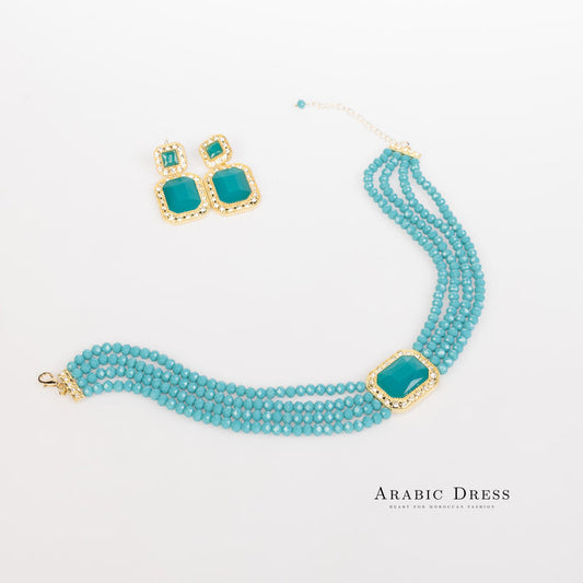 Blue Mi-So Necklace set