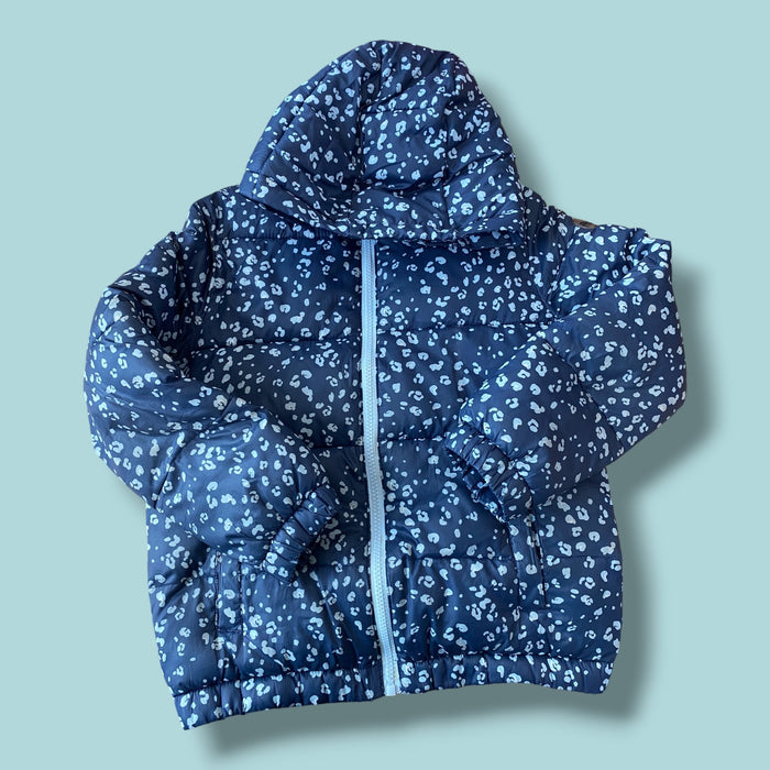 Blue Miles the Label Some Marks inside Puffer Jacket, 8Y