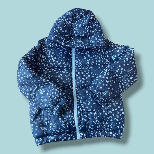 Blue Miles the Label Some Marks inside Puffer Jacket, 8Y