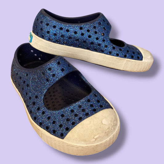 Blue Natives Sandals, 5.0
